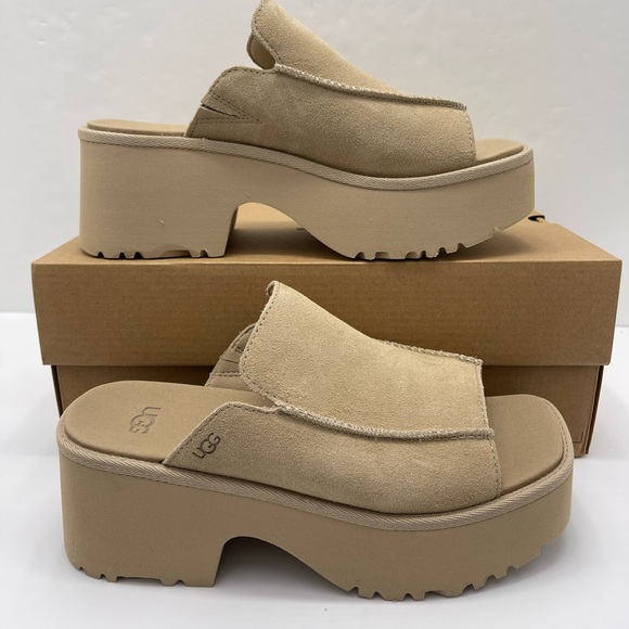 UGG Shoes - UGG Tan Platform Slide Sandals UGG
W / 1167476
W NEW HEIGHTS SLIDE MDSD
Mustard